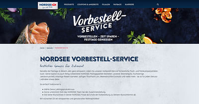 Nordsee Website Relaunch - Website Creatie
