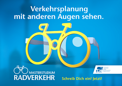 Kampagne "Masterstudium Radverkehr" TH Wildau - Publicidad