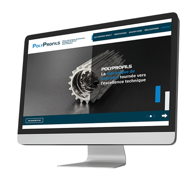 Refonte Site Industrie - Polyprofils - Réseaux sociaux