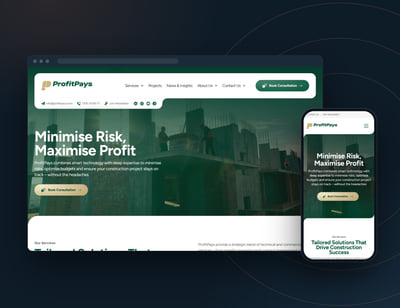 ProfitPays website and content system - Ergonomy (UX/UI)