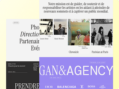 Portfolio de GAN&AGENCY - Création de site internet