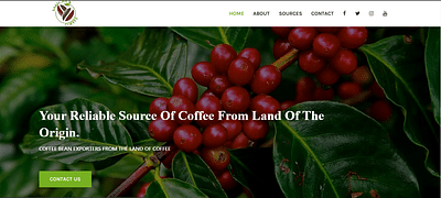 Sakicha Coffee - Website Creation