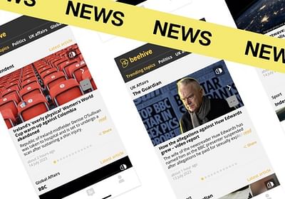 Mobile App Development for Beehive News (UK) - Mobile App