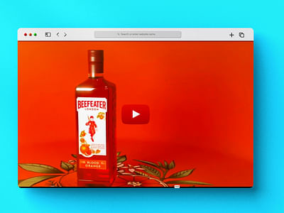 Beefeater Gin Bottle reveal - Motion-Design