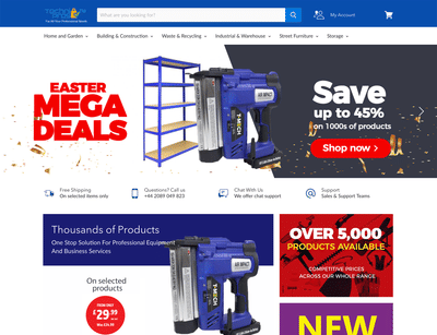 Re-design of a large Shopify E-commerce website - Web Application