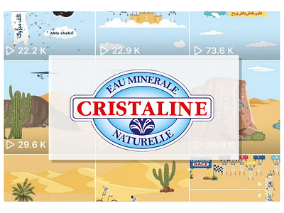 Activation + Filtre Instagram - Cristaline Tunisie - Graphic Design
