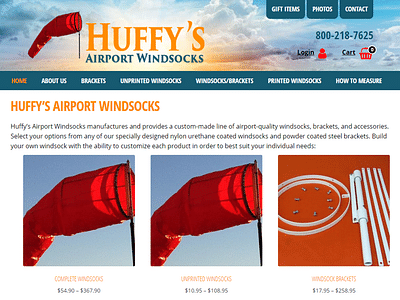 Huffy's Airport Windsocks - Estrategia digital