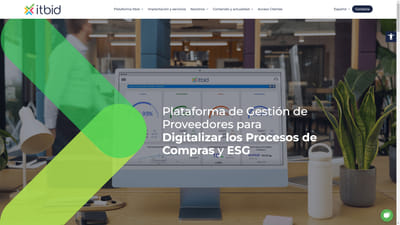 Sitio web para plataforma de gestión - Website Creatie