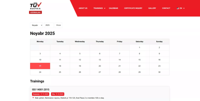Website Created For TÜV AUSTRIA - Création de site internet