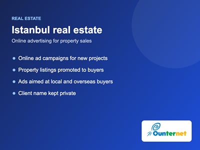 Istanbul real estate: online advertising for property sales - Marketing