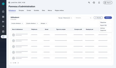 Solution ERP - Plateforme Hello - Web Application
