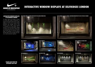 NIKE+ HOUSE OF INNOVATION - SELFRIDGES WINDOWS [image] - Website Creation