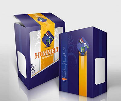 HUMMER box design  (2007) - Grafikdesign