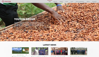 Site web / emailings : Touton Group - Email Marketing