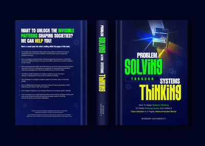Problem Solving Through Systems Thinking | Book Cover Design - Print
