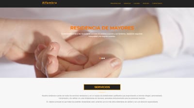 Web Residencia de Mayores - Création de site internet
