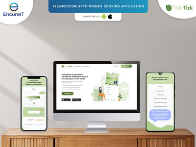 TeleTick - Telemedicine Booking and Consultation Platform - Mobile App