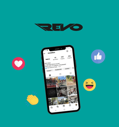 Social media beheer, REVO bikes - Réseaux sociaux