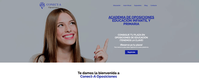 Web  Academia de Oposiciones - Application web
