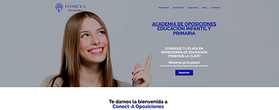 Web  Academia de Oposiciones - Creación de Sitios Web