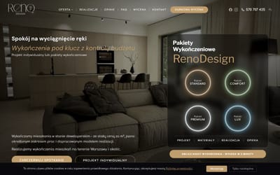 RenoDesign - turnkey apartment finishing - Website Creatie