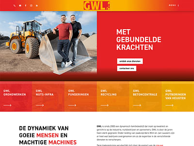 GWL copywriting en website creatie - Webseitengestaltung