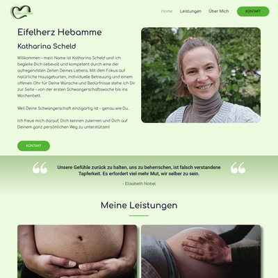 Eifelherzhebamme - Website Creation