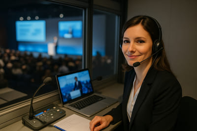 Traduction simultanée multilingue pour un événement en livestreaming - Event