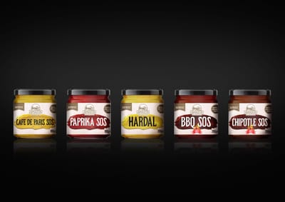 Amasya Et Souces Packaging Design - Grafikdesign