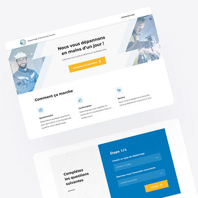 Fauché - Landing Page - Design & graphisme
