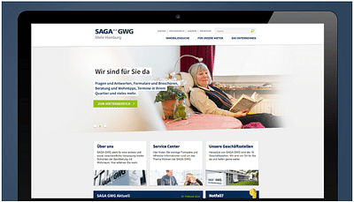 Relaunch SAGA Unternehmensgruppe - Digitale Strategie