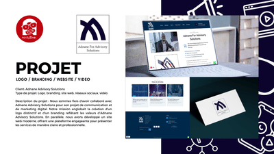 Création de site web pour bureau de conseil - Website Creation