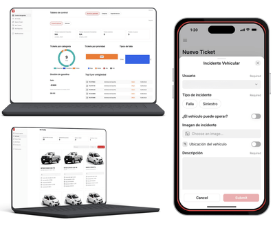 Gestión de flotilla vehicular (Web App) - Web Application