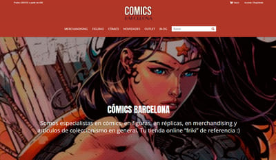 Desarrollo del e-commerce para una tienda de cómic - Creación de Sitios Web