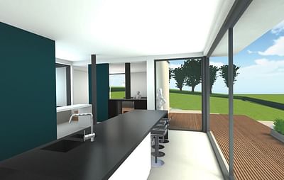 Architectural visualization - new house project - 3D