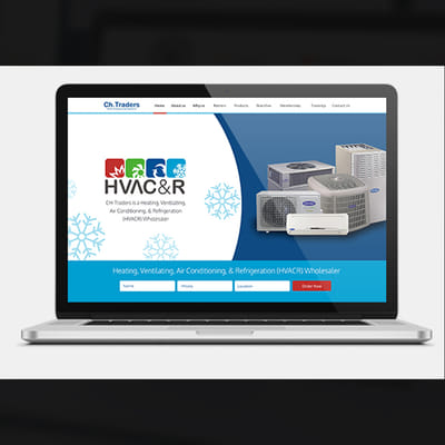 Website Creation for HVAC & R Company - Application mobile