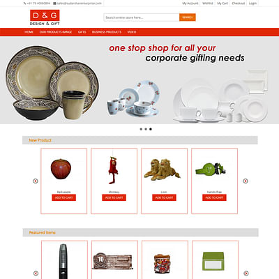 online corporate gift store - E-commerce