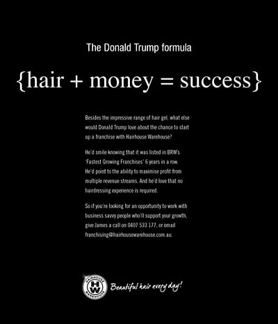 Donald Trump - Publicité