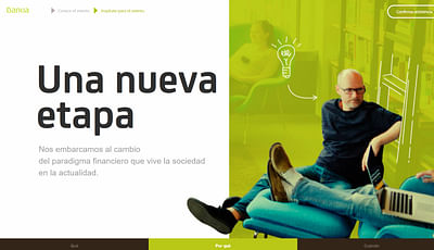 MicroSite evento Innova Days Bankia - Creazione di siti web
