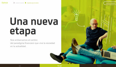 MicroSite evento Innova Days Bankia - Creación de Sitios Web