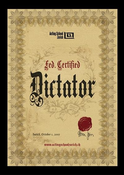 DICTATOR - Publicidad