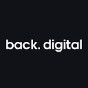 Back. Digital logo