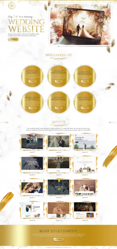 Wedding Websites - Creación de Sitios Web