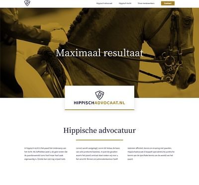 Corporate Website Lawyer - Website Creatie