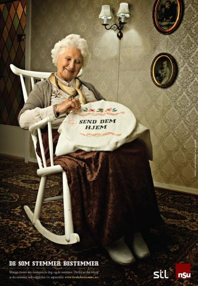 The voters decides - Werbung
