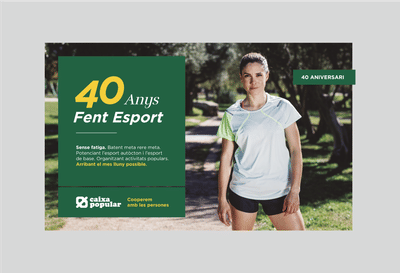 Caixa Popular - Campaña 40 anys - Branding y posicionamiento de marca
