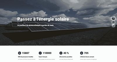 Site e-commerce - Énergies renouvelables - E-commerce
