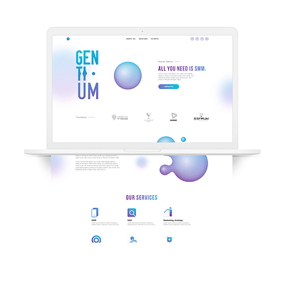 Gentium digital agency - Ontwerp
