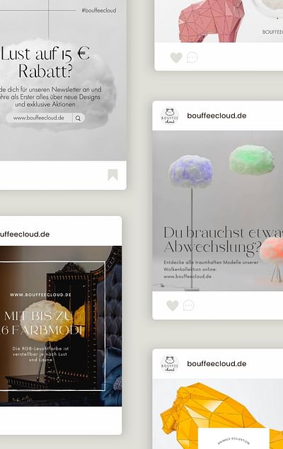 Social Media für "Bouffee Cloud" - Marketing
