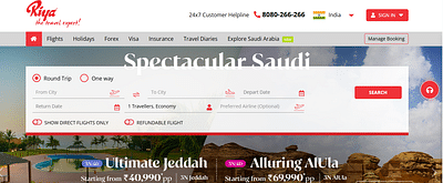 Travel Website - Website Creation
